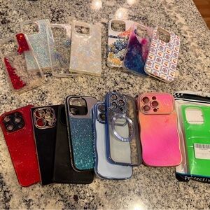 Glittery Red Phone Case